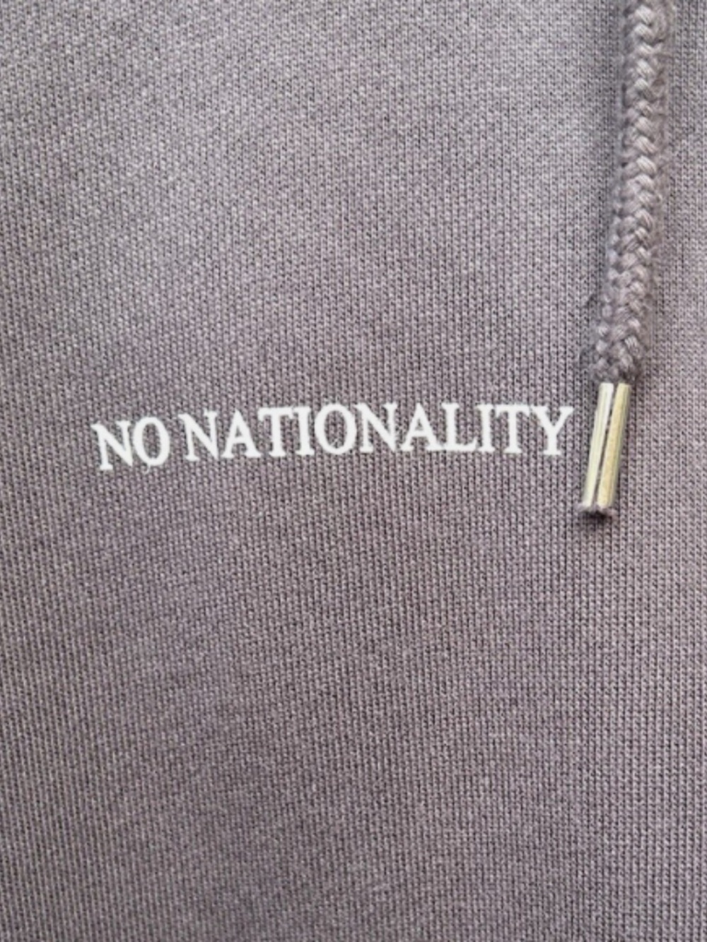 NN07 | No Nationality Dark Gray Hoodie | Men's L